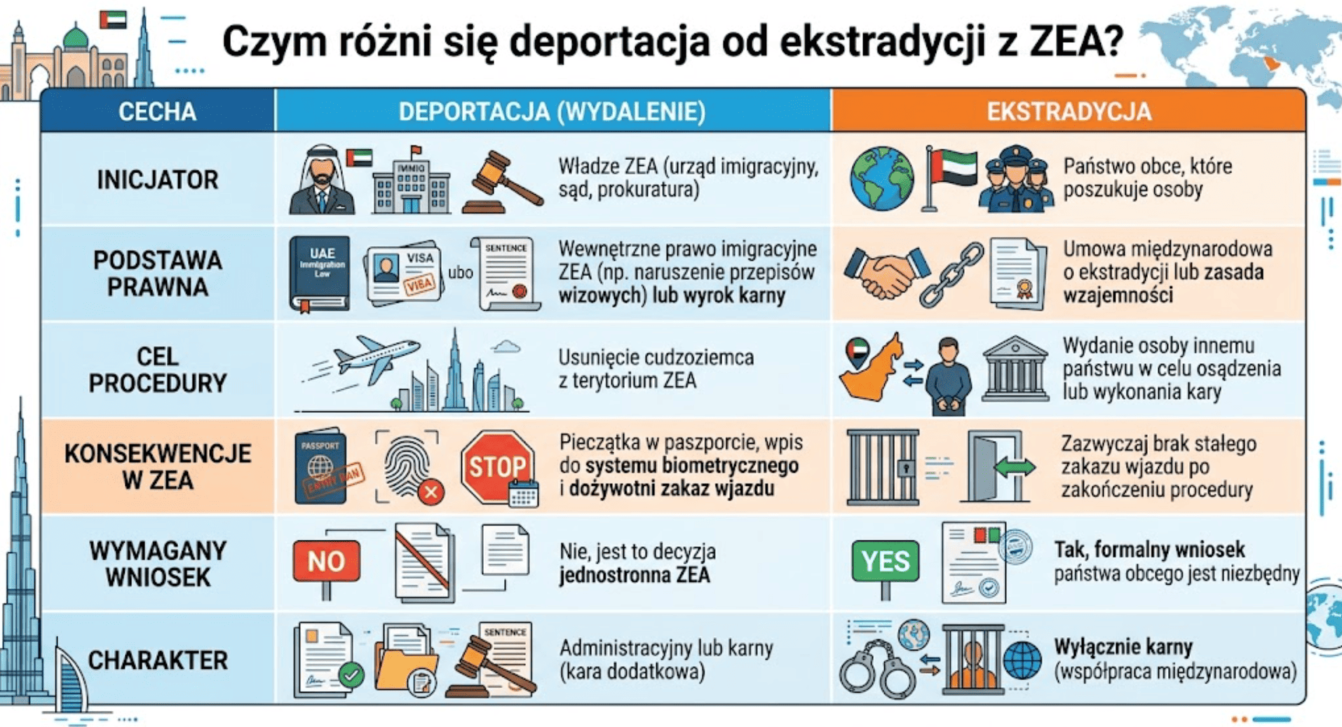 różni się deportacja od ekstradycji